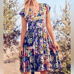 Johnny Was beautiful  bambú dress xxs 💕